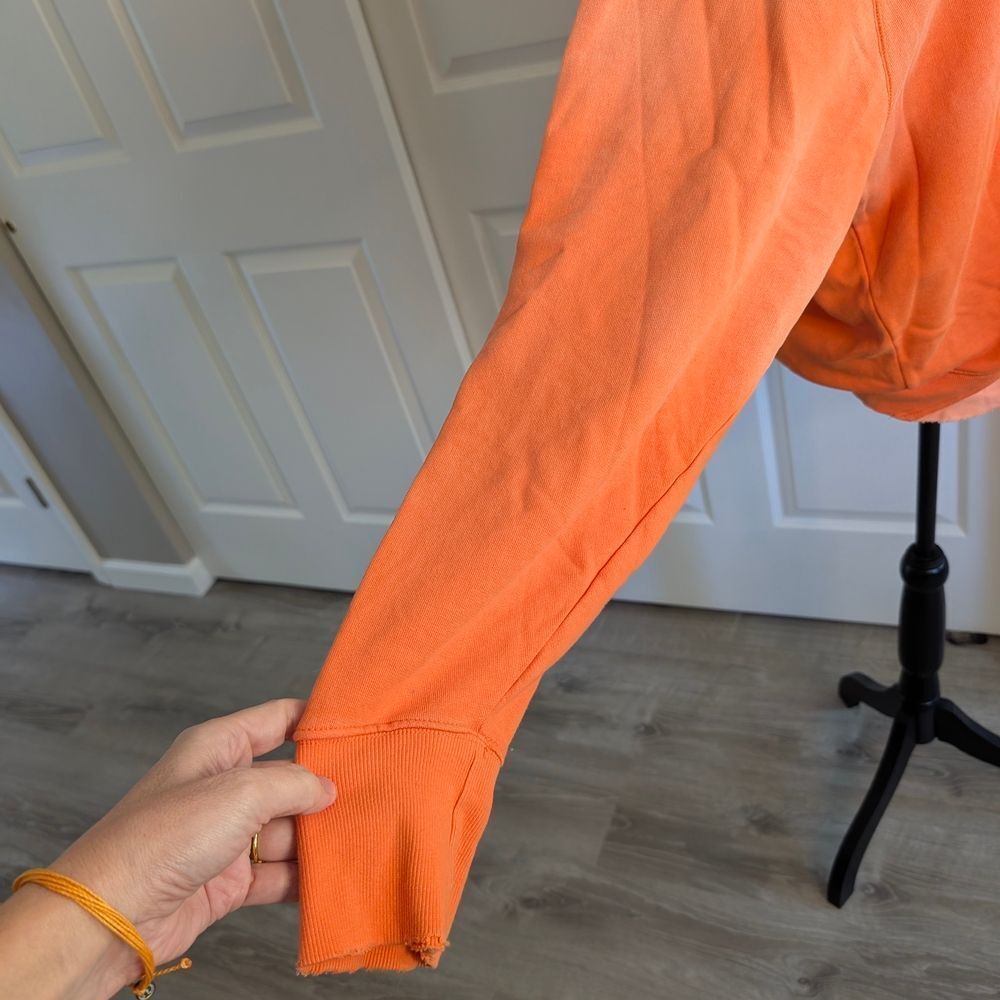 Free People Colorblock Sweatshirt In Orange And Y… - image 3